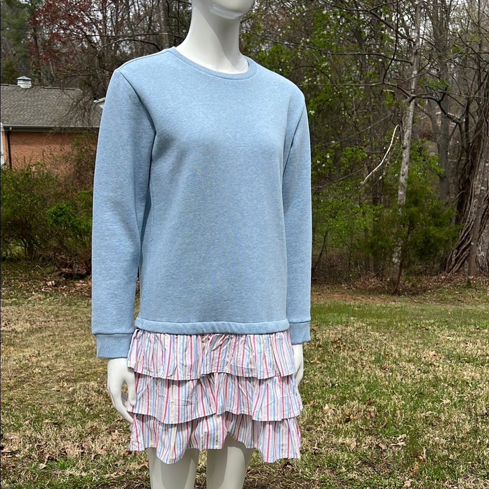NWOT Vineyard Vines Blue Sweatshirt Dress